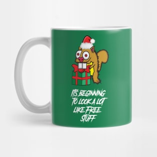 It's beginning to look a lot like free stuff Mug